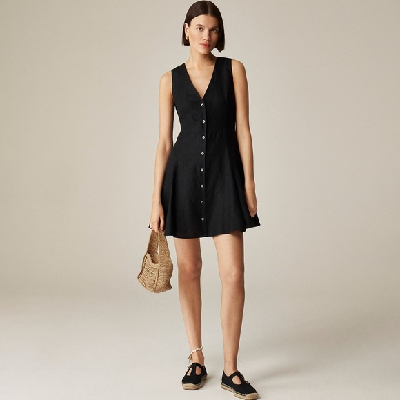 J. Crew Dresses & Skirts - J. Crew Mini Dress in Linen, size 2 TALL
